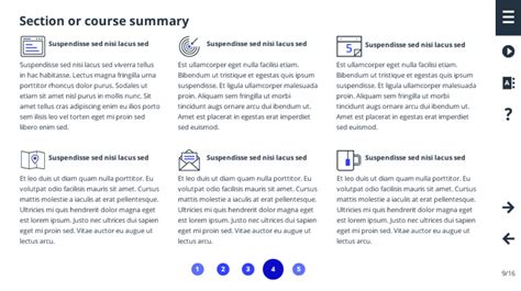 Image result for eLearning Module Sub Topic Section Template
