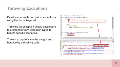 Image result for Java Exception Code Example