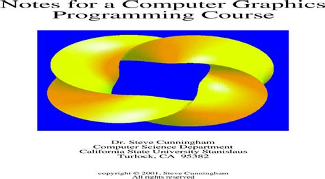 Computer Graphics Programming Notes に対する画像結果