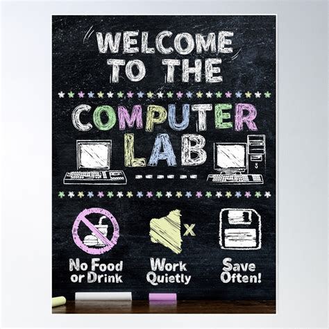 Image result for Computer Lab Rules Poster Set