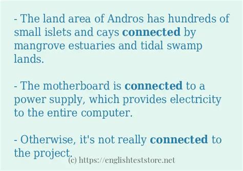 Image result for Connected Statement Examples