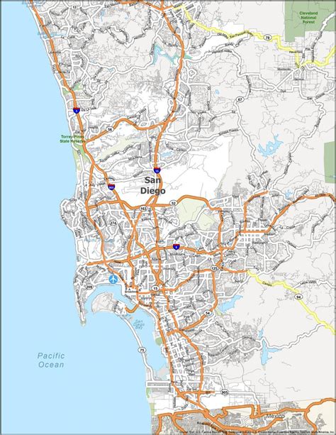 Image result for San Diego Zip Code Map