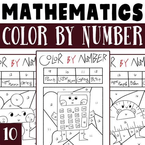 Math Worksheets Color by Number Coloring Pages に対する画像結果