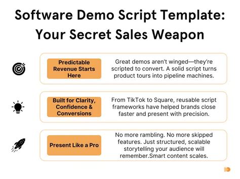 Afbeeldingsresultaten voor 5 Minute Executive Demo Script Examples