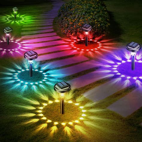 Color Changing Solar Path Lights に対する画像結果