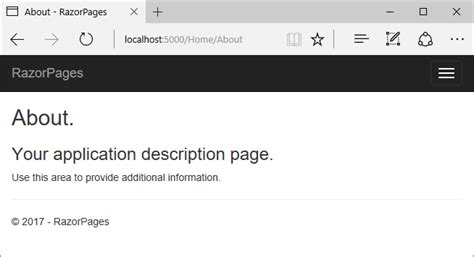 Image result for Razor Page Example