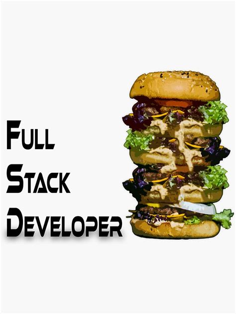 Image result for Full-Stack Developer Hanburger