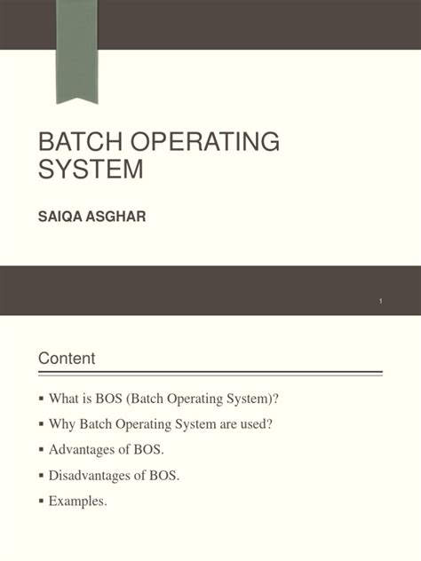 Image result for Types of Batch Operating System Diagram
