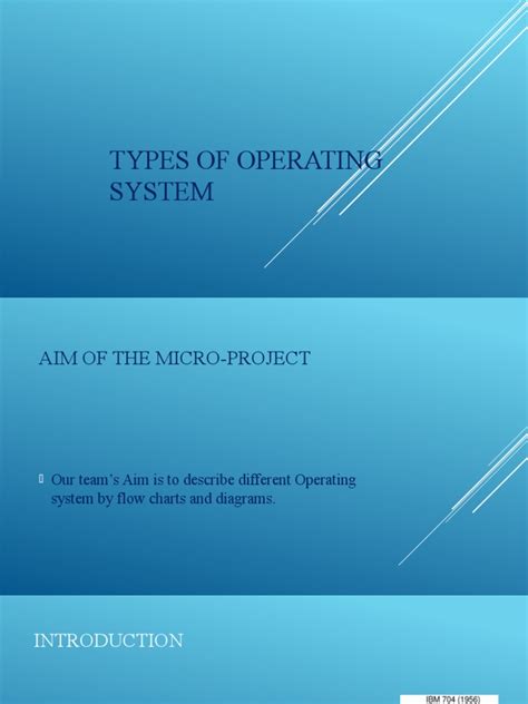Image result for Types of Operating System Project