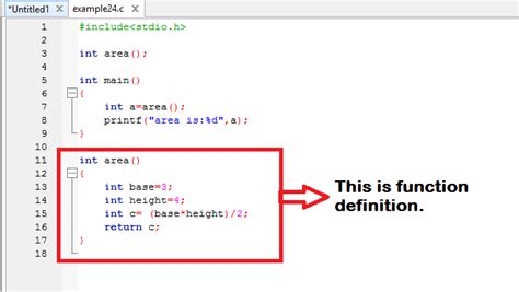Image result for Define Function in C