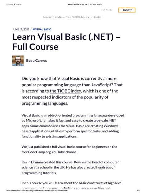 Visual Basic Training PDF 的图像结果