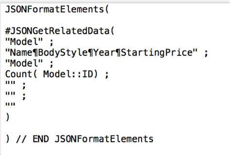 JSON Dynamic に対する画像結果