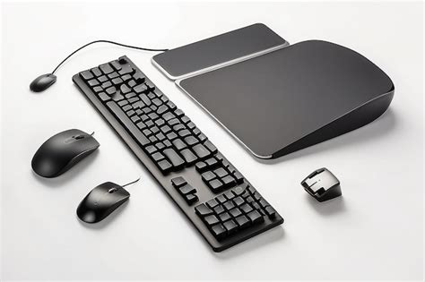 Toradh íomhá ar Computer Peripherals Black Background