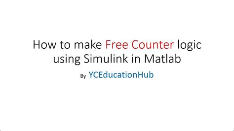 Image result for Couter Logic in MATLAB