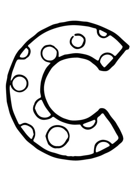 Image result for Kleurplaat Letters C