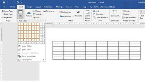 Image result for Membuat Tabel Dalam Word