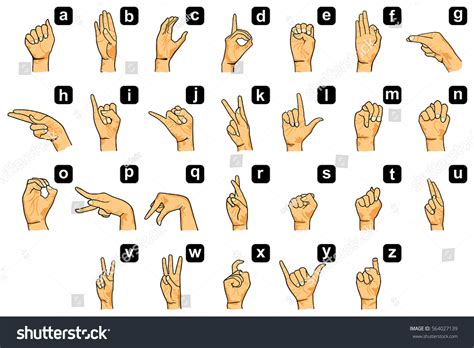 Letter A with Hand Sign Language に対する画像結果