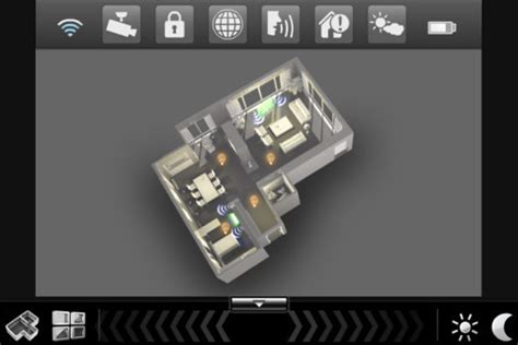 Home Automation GUI Interface に対する画像結果