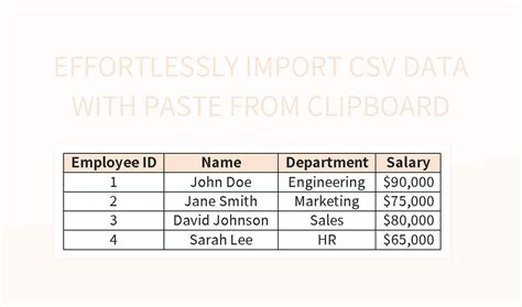 CSV Format Example に対する画像結果
