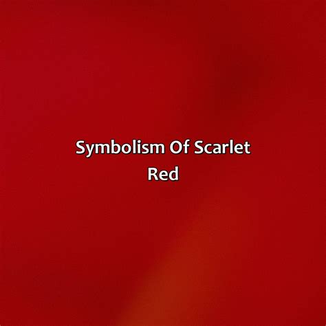 Image result for Scarlet Color