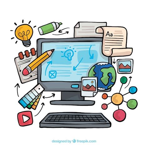 Image result for Computer Web.com Drawing