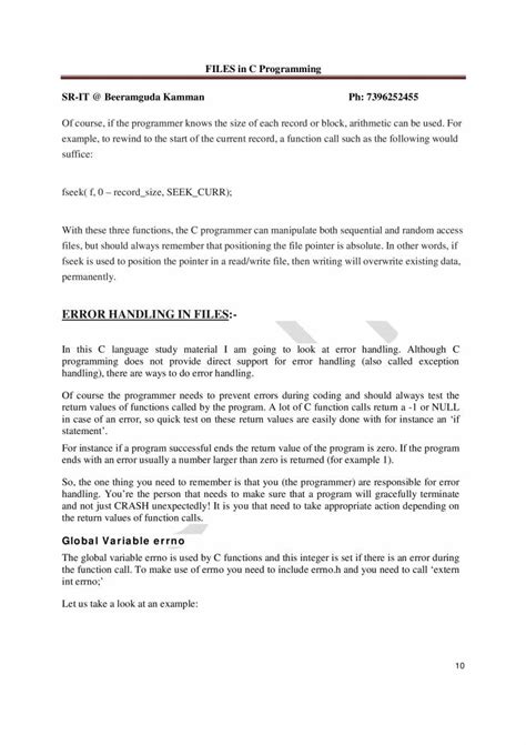 Toradh íomhá ar Files in C Programming