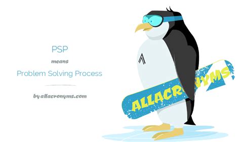Image result for PSP Problem Solving Process