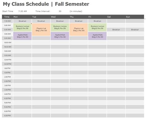 Toradh íomhá ar Syllabus Course Schedule