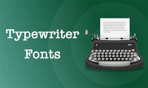 20+ Best Typewriter Fonts for your Designs - Y2K FONTS