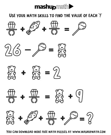 Image result for Math Puzzles 8th Grade