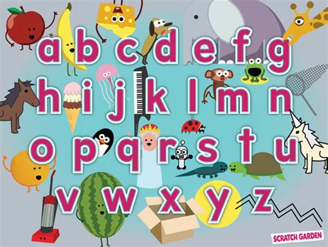 Image result for Alphabet Animation Scratch