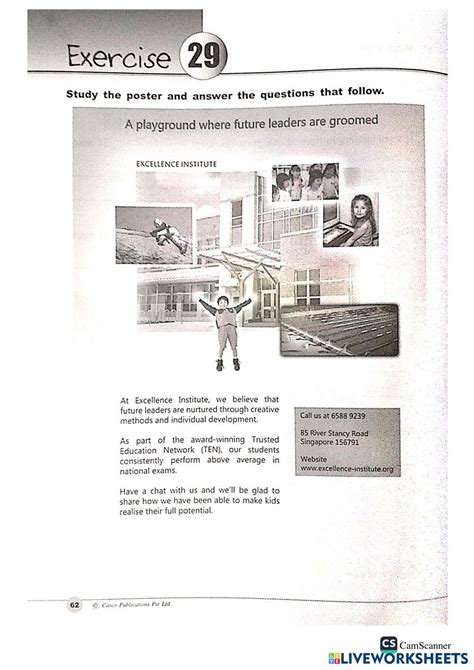 Afbeeldingsresultaten voor Visual Text Grade 9 Worksheets English