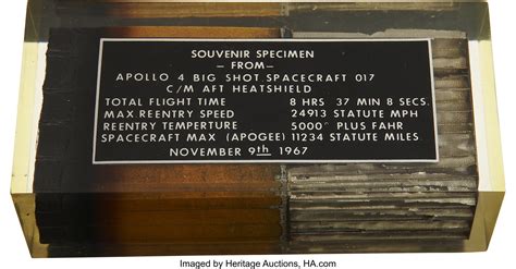 Toradh íomhá ar Apollo Command Module Heat Shield