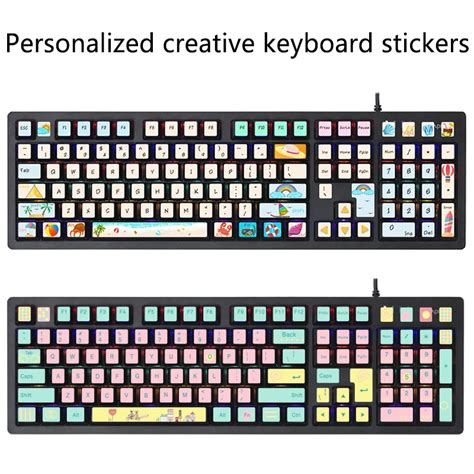 colorful keyboard stickers に対する画像結果
