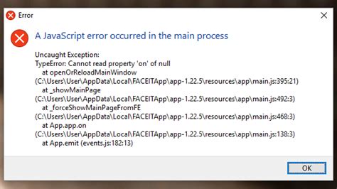Toradh íomhá ar Face It JavaScript Error