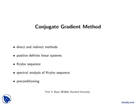 Image result for Conjugate Gradient Method