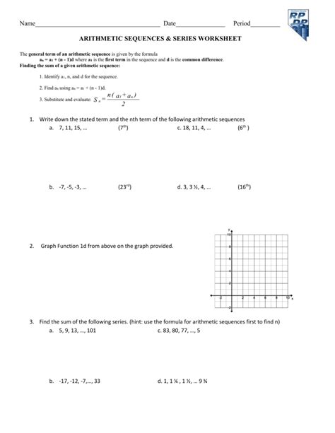 Toradh íomhá ar Arithmetic Sequence Word Problem Example