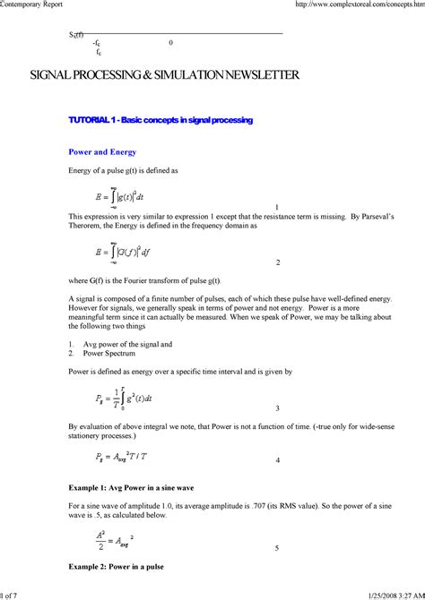 Image result for Signal Processing Tutorial