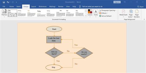 Image result for Flowchart in Microsoft Word