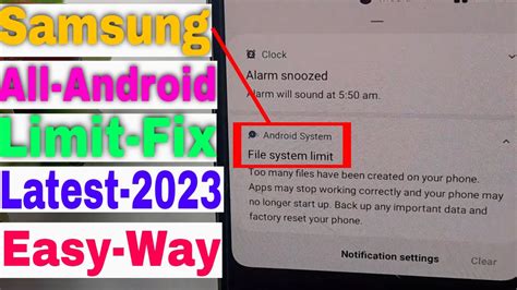 Image result for Android File System Limit Too Many Files