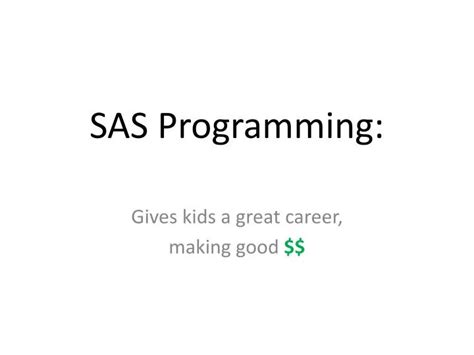 Image result for SAS Programming Ppt Presentation