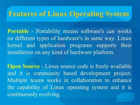 Image result for Linux OS Features