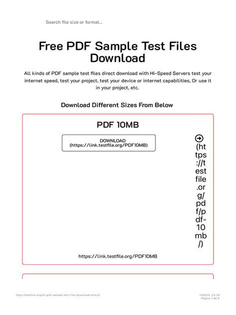 PDF Sample Test File に対する画像結果