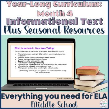 Toradh íomhá ar Informational Text Middle School