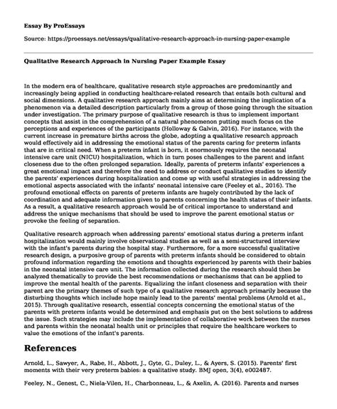 Image result for Qualitative Research Paper Example