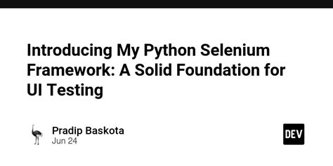Image result for Python Selenium Framework Design