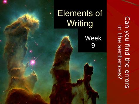 Image result for Elements of Writing