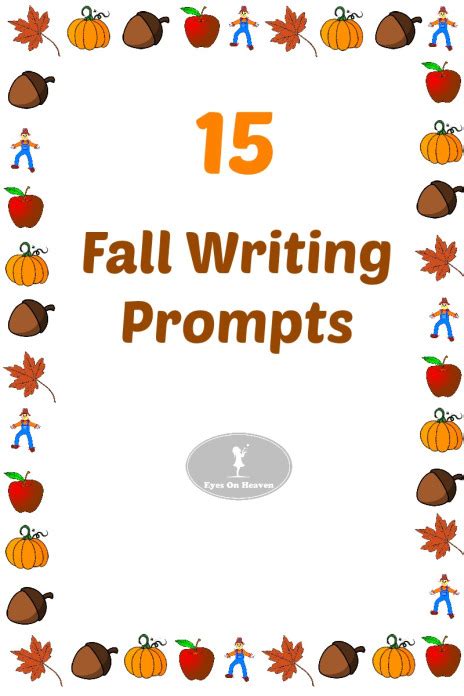 Image result for Free Printable Fall Writing Prompts