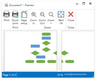 Toradh íomhá ar DevExpress Diagram Control