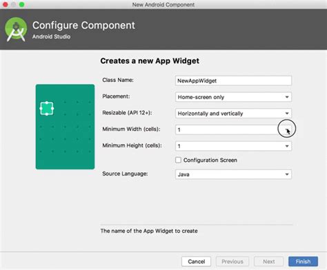 Image result for Android Studio Widgets